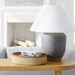 Studio McGee Soft Striped Seagrass Tray - Threshold - Target